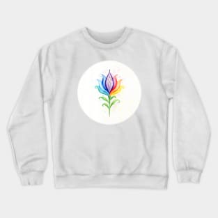 Lotus Flower 7 Colors Chakras Crewneck Sweatshirt